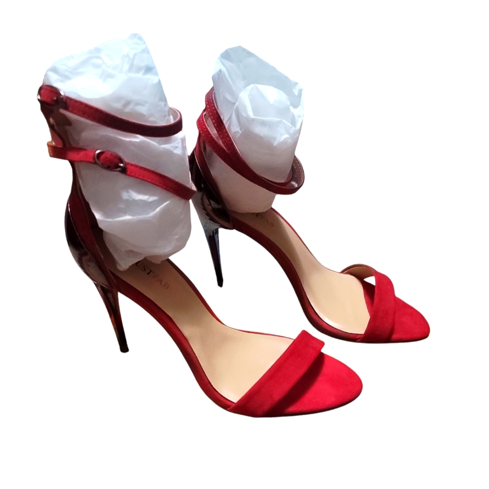 JustFab Heels Red
